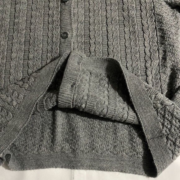Vintage Cuddle Knit Cable Knit Sweater Cardigan - Picture 9 of 12